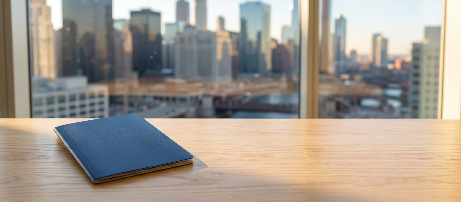 Pasaporte sobre una mesa: visa para Estados Unidos, tipos y requisitos